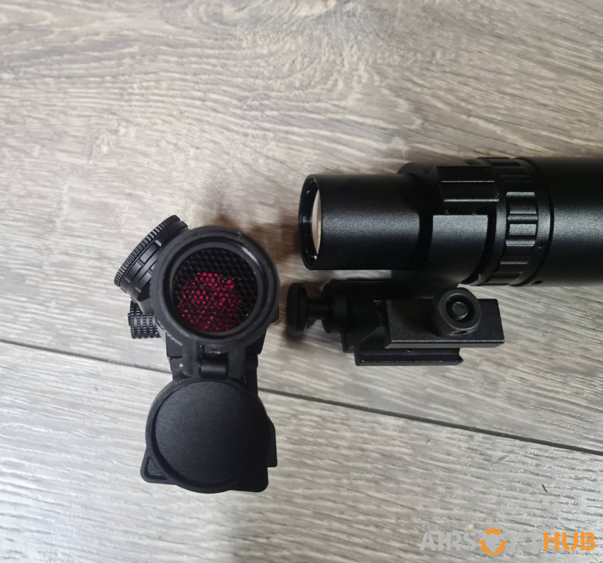 Feyachi sight and magnifier - Used airsoft equipment