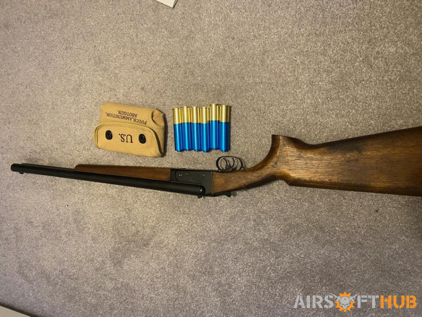 FARSAN DOUBLE BARREL SHOTGUN - Used airsoft equipment