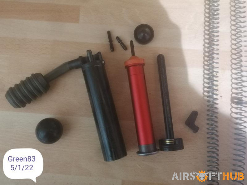 Srs silverback a2/m2 parts - Used airsoft equipment