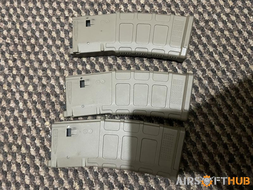 3x PMAG MWS Tokyo marui mags - Used airsoft equipment