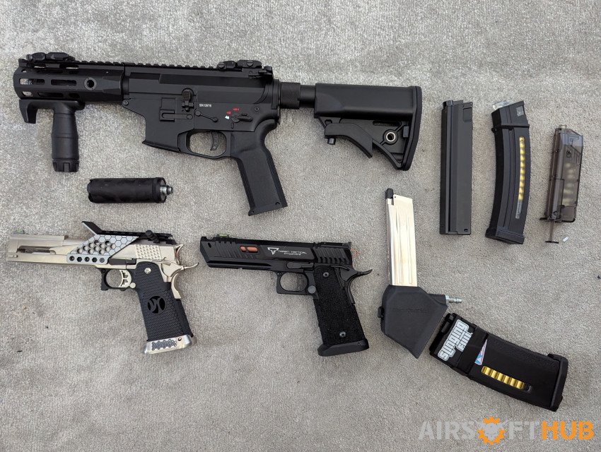 3 gun hpa bundle - Used airsoft equipment