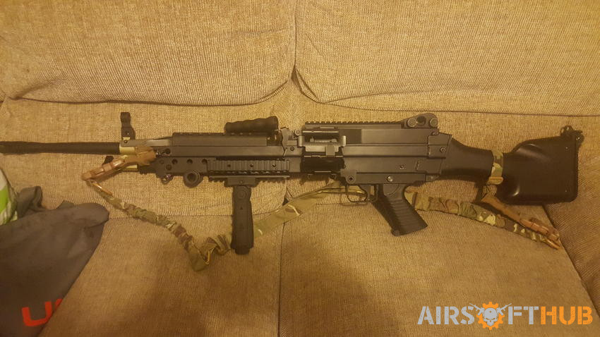 A&K M249 LMG customised - Used airsoft equipment