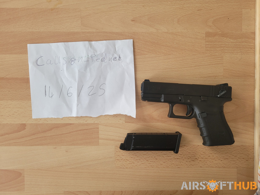 We G23c GBB pistol - Used airsoft equipment