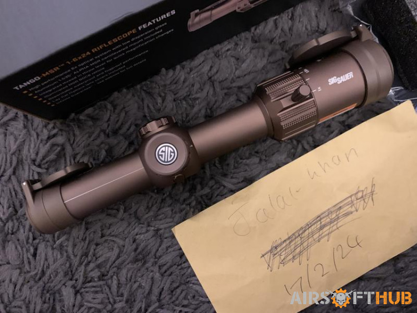 Sig sauer LPVO scope - Used airsoft equipment