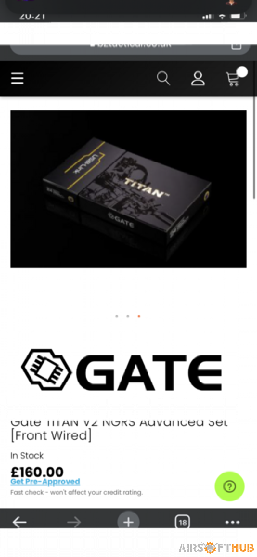 Titan gate v2 advances - Used airsoft equipment