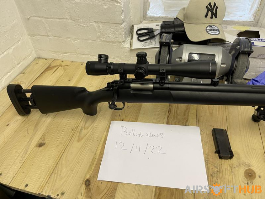 A&K M24 Sniper with Scope - Used airsoft equipment