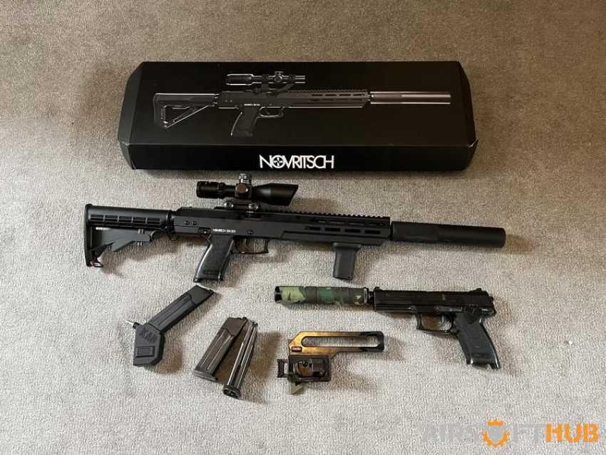 Novritch SSX303 and TM MK23 - Used airsoft equipment