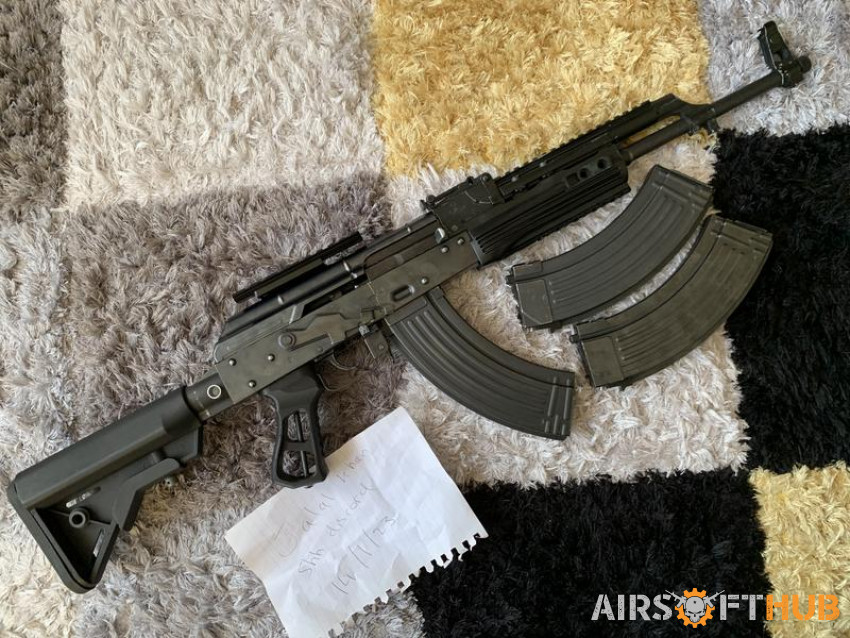 WE AK47 PMC GBBR - Used airsoft equipment