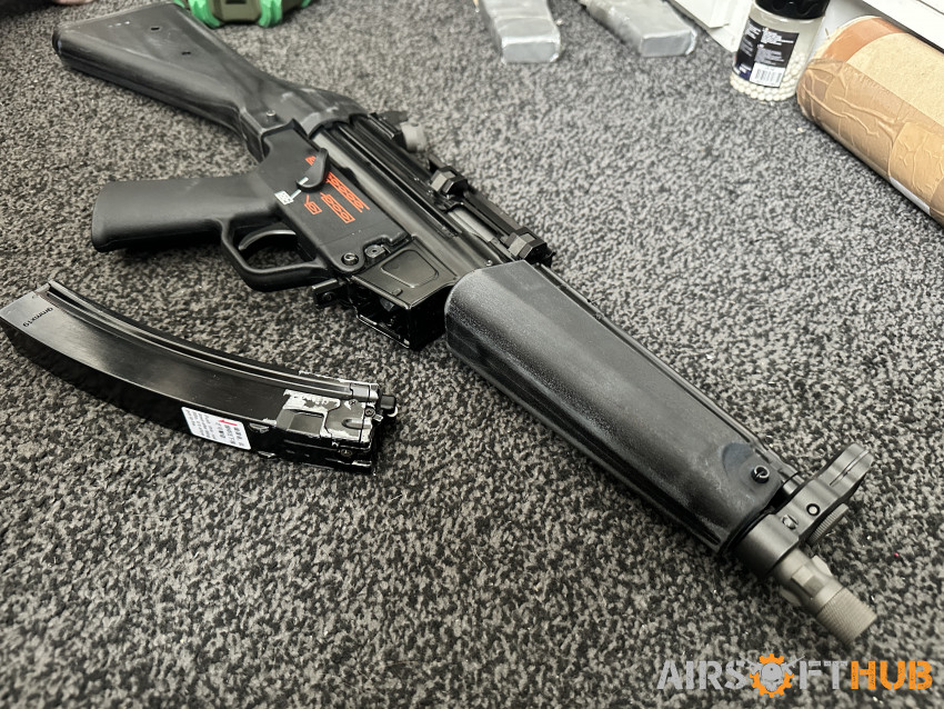 WE Apache MP5 w/ drum mag - Used airsoft equipment