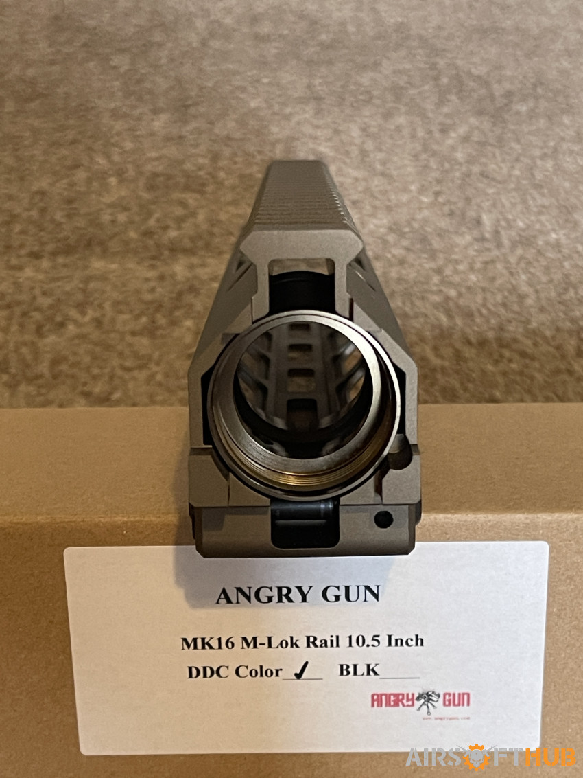 Angry Gun MK16/URGI M-LOK Rail - Used airsoft equipment