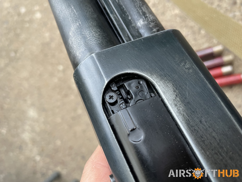 Metal & Wood Gas Trenchgun - Used airsoft equipment