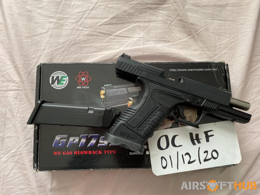 WE tacticle glock gp1799 - Used airsoft equipment