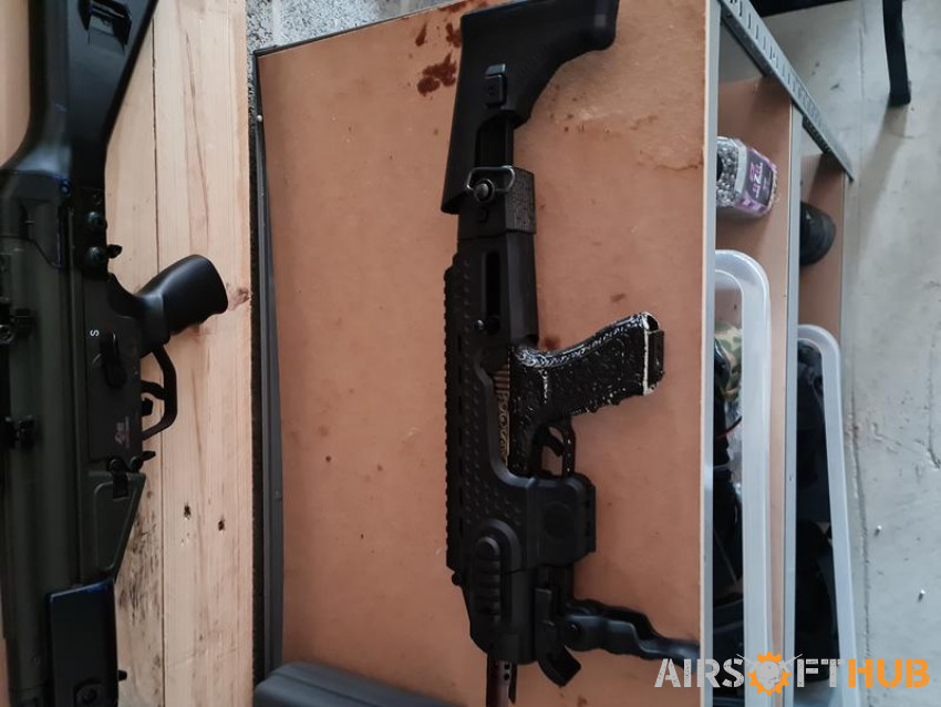 APS Carbine kit g17 g18c - Used airsoft equipment