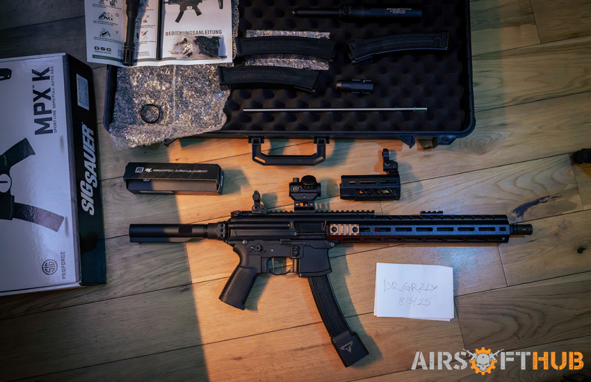 UPGRADED Sig Sauer MPX-K Sport - Used airsoft equipment