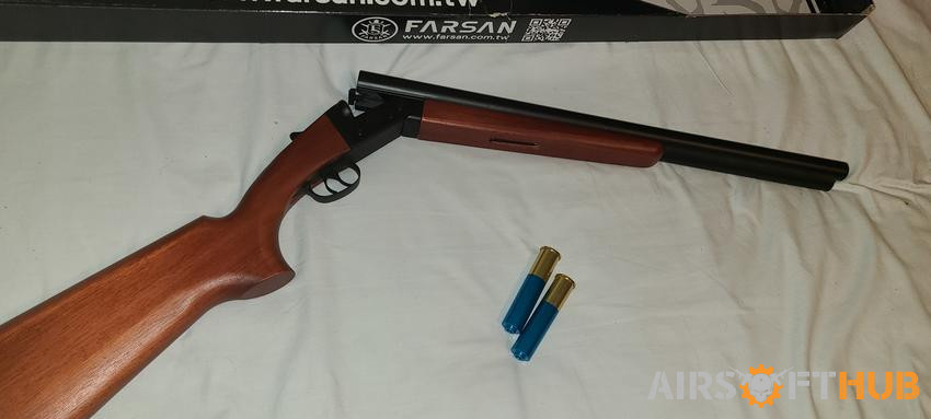 Farsan double barrel shotgun - Used airsoft equipment