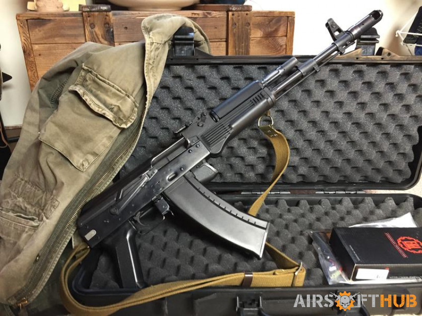 E&L AK-74 with case - Used airsoft equipment