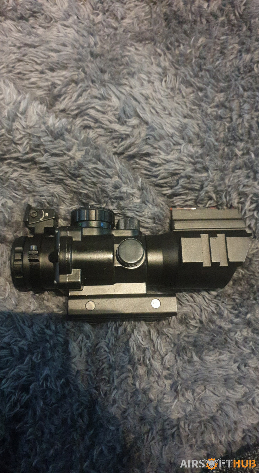 Very100 4x Acog Scope Airsoft Hub Buy And Sell Used Airsoft Equipment