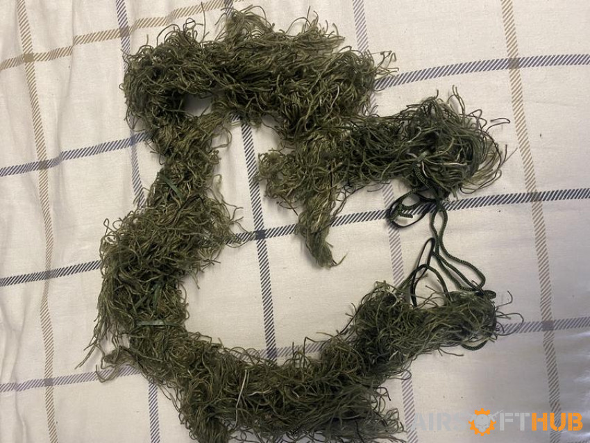 Rifle ghillie wrap - Used airsoft equipment