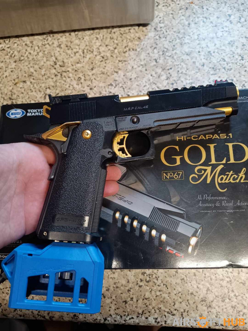 Tm hi capa match gold - Used airsoft equipment