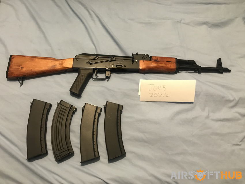 AK47 metal and wood - Used airsoft equipment