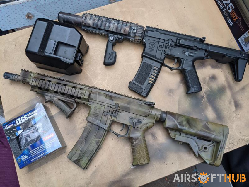Two ares ecfs m4 - Used airsoft equipment