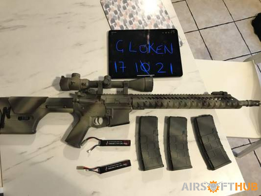 A&K DIAMOND HEAD DMR - Used airsoft equipment