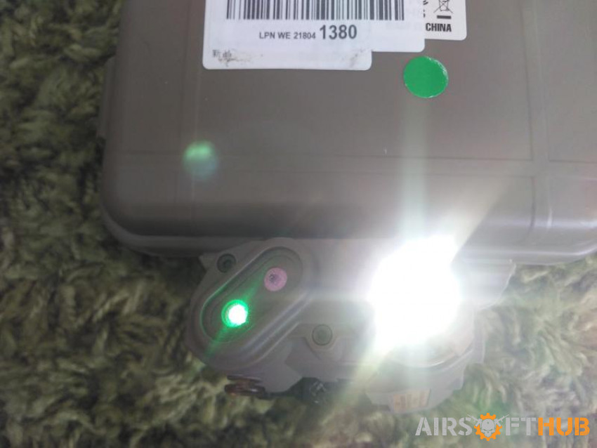 Peq Box Battery  Green Laser - Used airsoft equipment