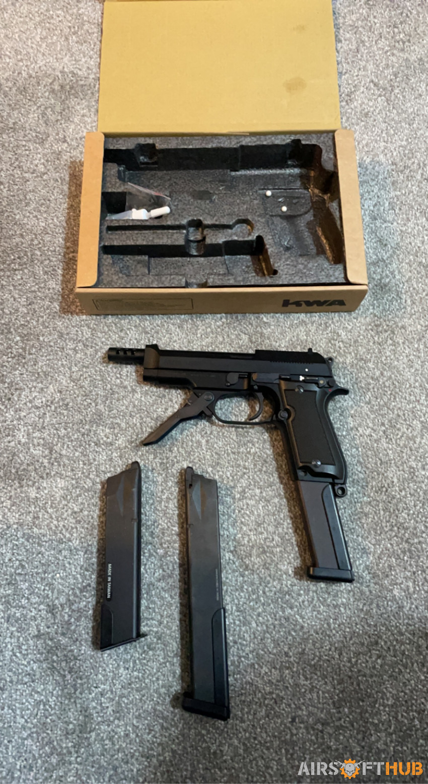 M93 Raffica gas pistol - Used airsoft equipment