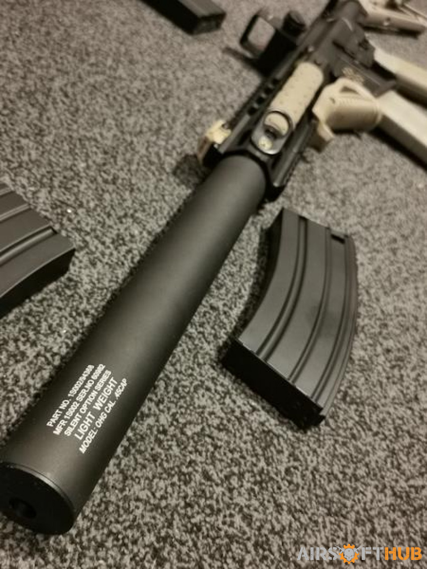 Silencer/barrel extension HUGE - Used airsoft equipment
