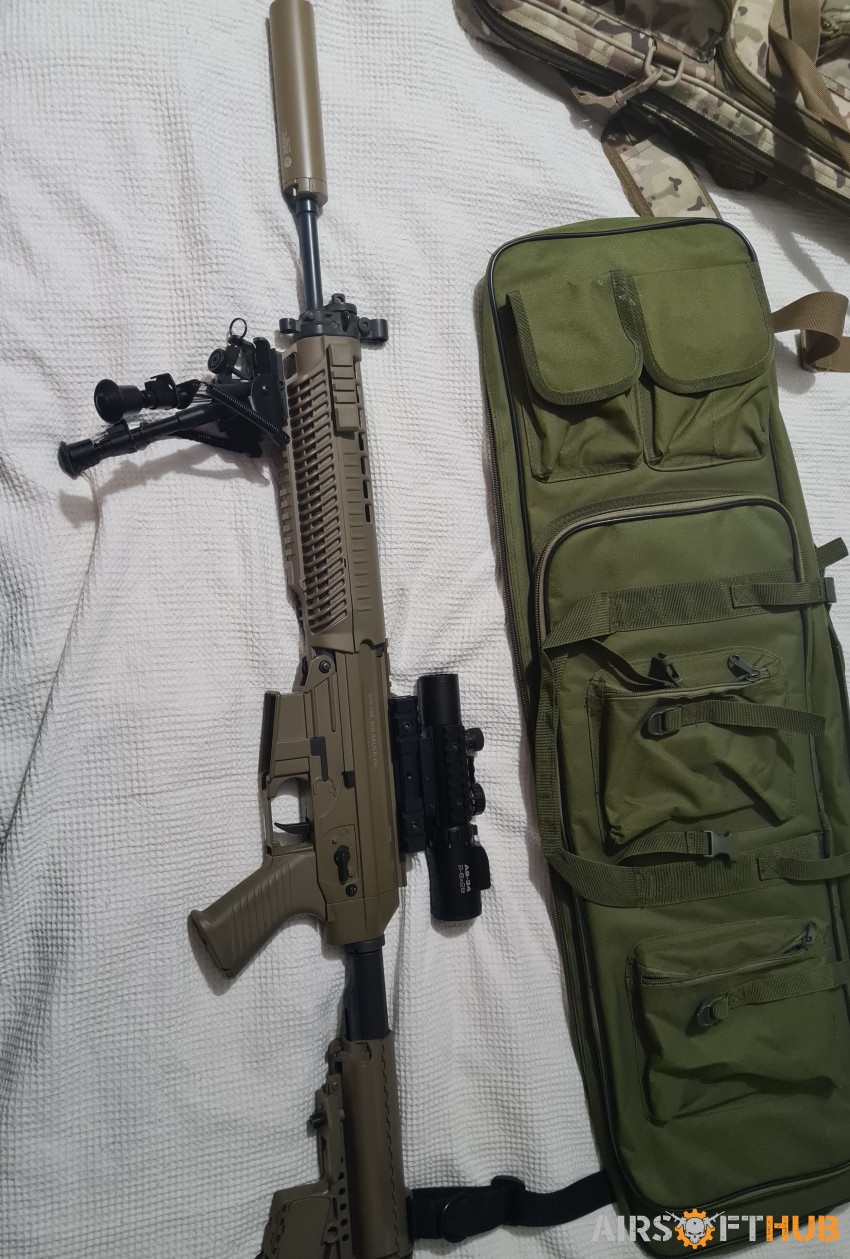 SIG SAUER 556 and SMG - Used airsoft equipment