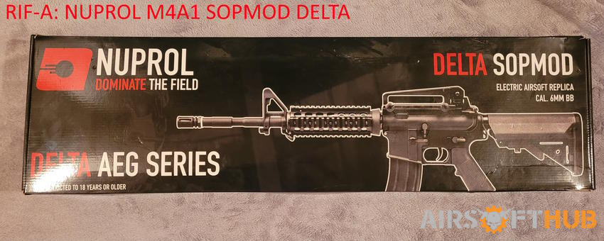 NUPROL D M4A1 SPOMOD /W Mosfet - Used airsoft equipment