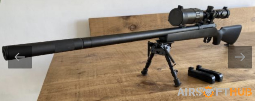Tokyo Marui VSR 10 upgraded - Used airsoft equipment