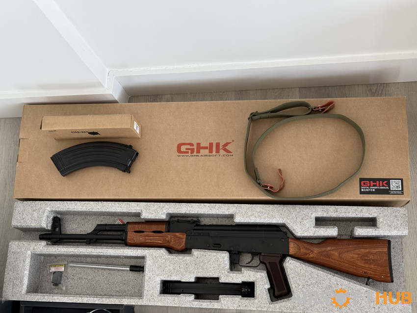 GHK AKM V3 GBBR - Used airsoft equipment