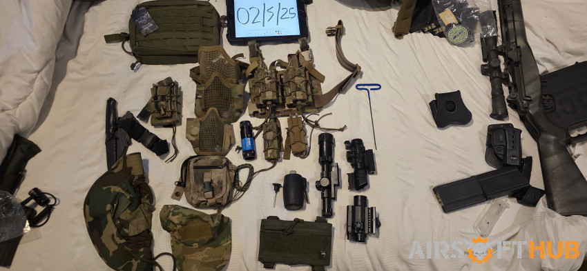 Airsoft weapons and Kit - Used airsoft equipment