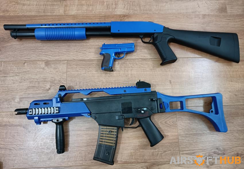 Airsoft starter bundle (blue) - Used airsoft equipment