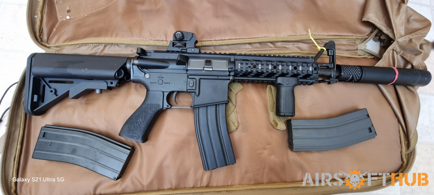 Cm16 and asg sniper - Used airsoft equipment