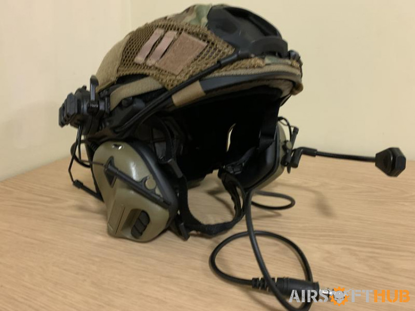 Helmet set up - Used airsoft equipment