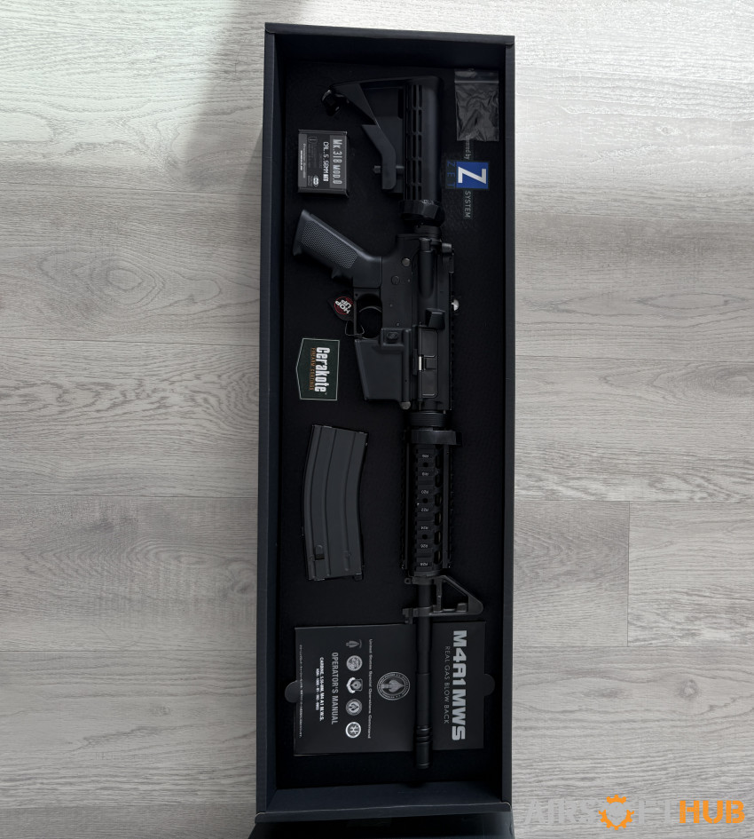 Tokyo Marui M4A1 MWS Z Sistem - Used airsoft equipment