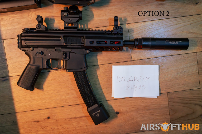 UPGRADED Sig Sauer MPX-K Sport - Used airsoft equipment