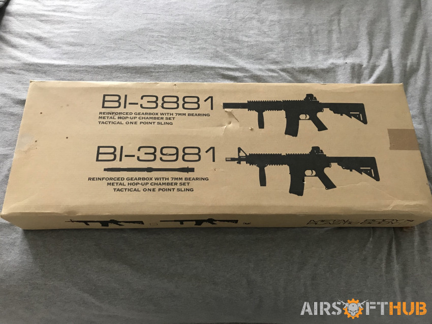 BI-3881 M4 assault rifle - Used airsoft equipment