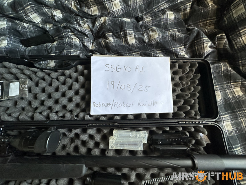 SSG10 A1 + accessories - Used airsoft equipment