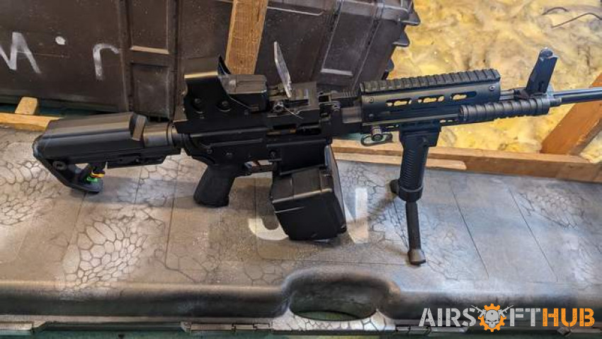 Golden Eagle LMG upgraded - Used airsoft equipment