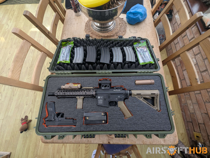 Phylax MK18 AEG + TM P226 GBB - Used airsoft equipment
