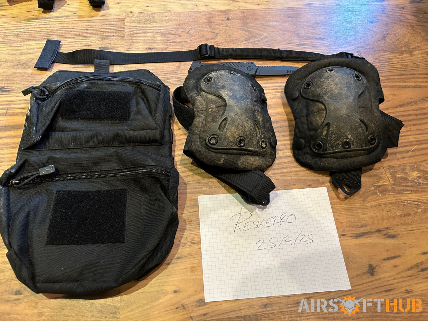Black Tactical Gear Bundle - Used airsoft equipment