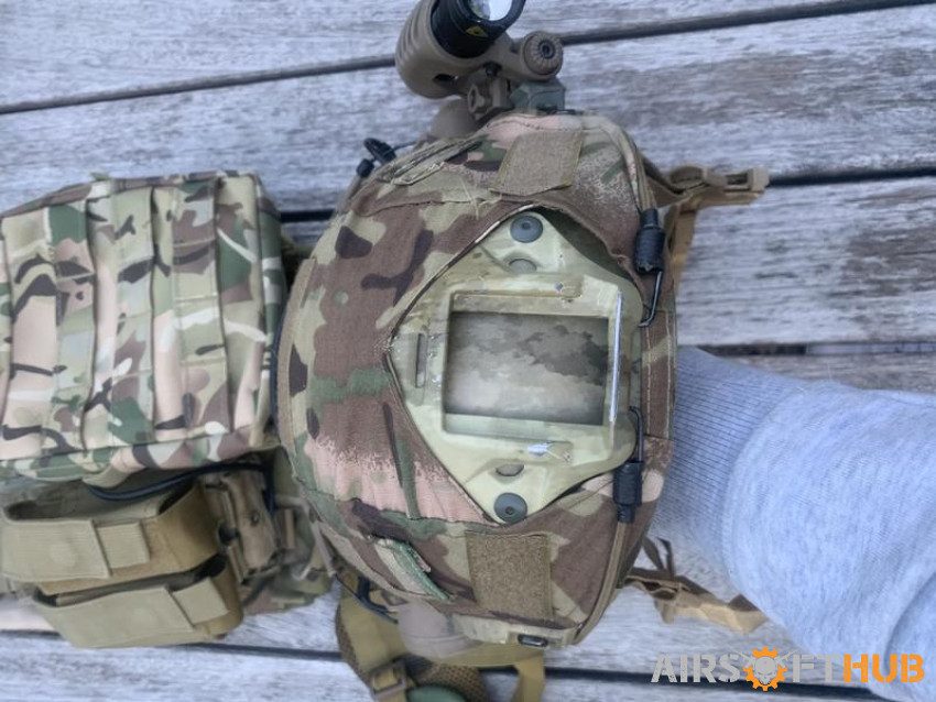 Plate carrier helmet combo - Used airsoft equipment