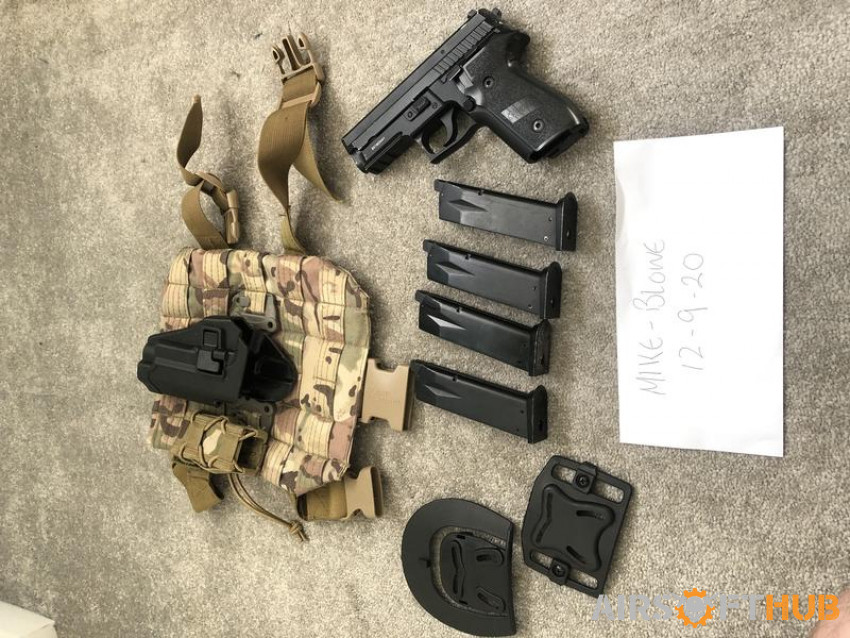 K j works sig p226 pistol - Used airsoft equipment