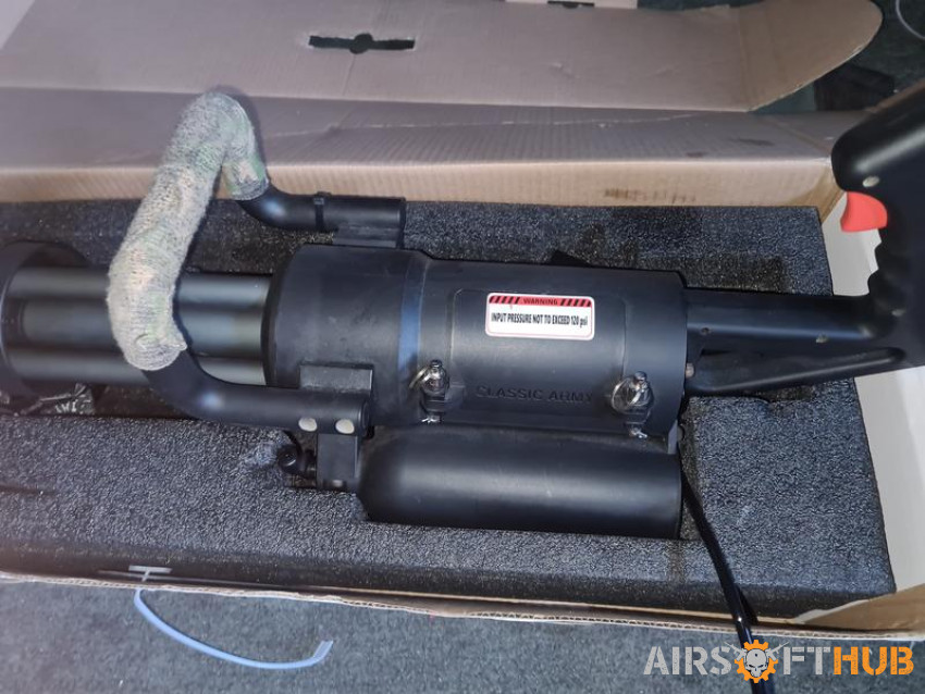 M132 microgun - Used airsoft equipment