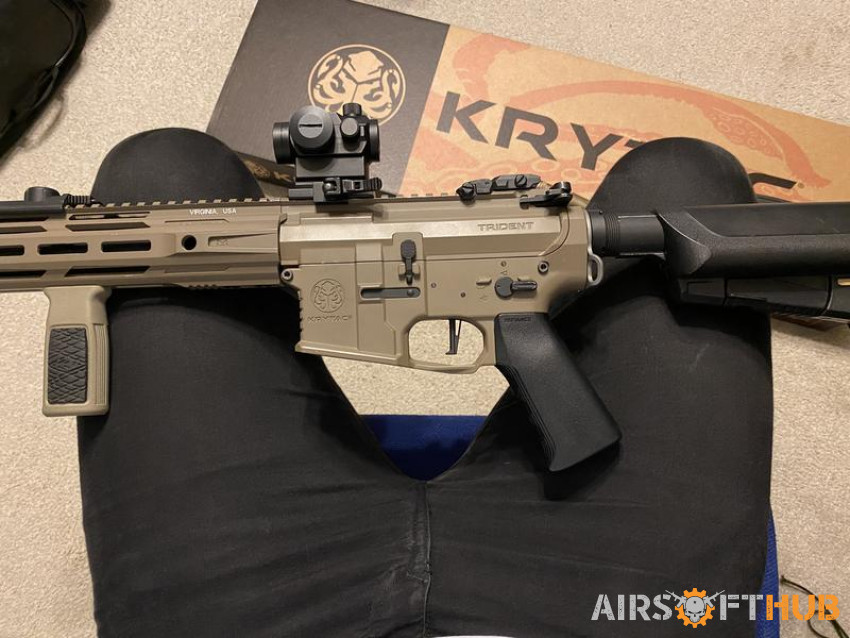 Krytac crb-m with extras - Used airsoft equipment