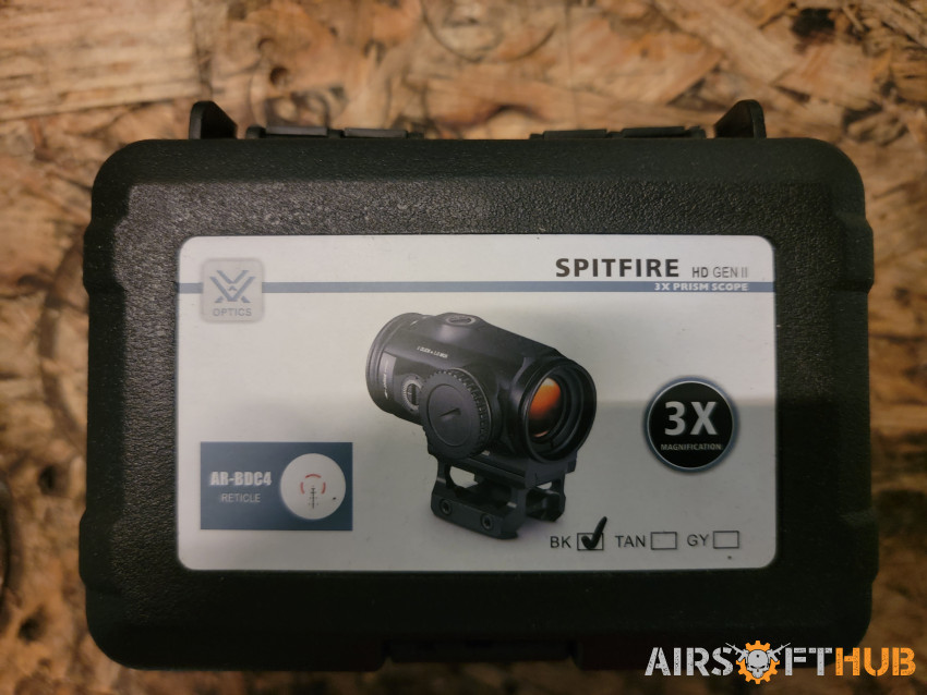 Spitfire hd gen 2 3x scope - Used airsoft equipment