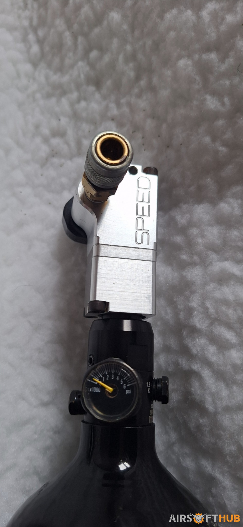 HPA tank, regulator and line - Used airsoft equipment